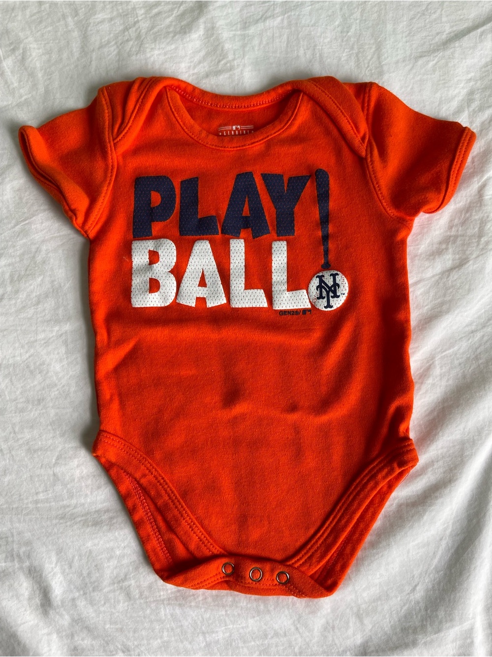 NY Mets baby onesie NWOT size 12 months